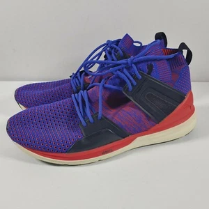 Puma Ignite Evoknit Purple Red Mens Sz 10 - Picture 1 of 8