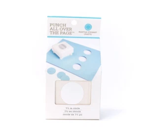 Martha Stewart Crafts Punch All Over the Page 1 1/2 Circle New in Package - Picture 1 of 9