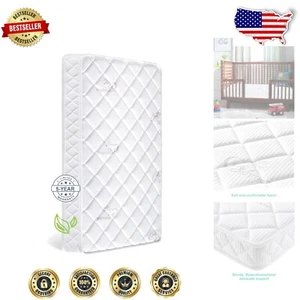 Luxurious Crib & Toddler Mattress - 100% Knitted Fabric, Firm Support for Safety - Picture 1 of 8