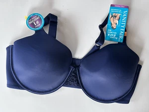Neu mit Etikett Vanity Fair BH vollfigurglättend marine iblau Größe 38DD 38 DD - Bild 1 von 8