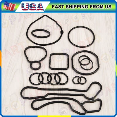 Sello de junta del enfriador de aceite del motor traje completo para Chevrolet Cruze Aveo Sonic Opel Foto 1 de 4