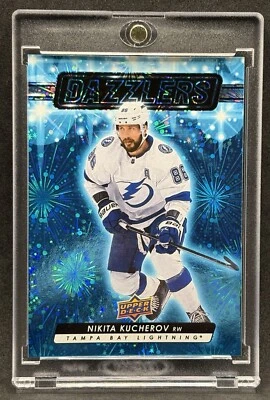 Nikita Kucherov RARE BLUE FIREWORKS INVESTMENT CARD LIGHTNING MVP MINT - Image 1 of 2