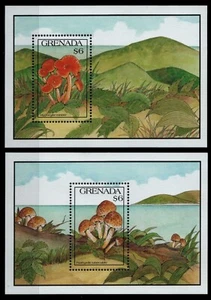 Grenada 1991 - Mi-Nr. Block 283-284 ** - MNH - Pilze / Mushroom - Bild 1 von 1
