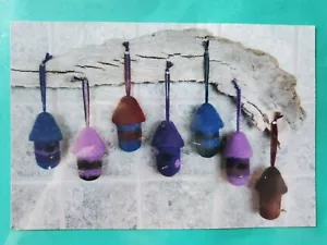 Fiber Trends Felt Birdhouse Ornaments Knitting & Felting Pattern Home Decor 3.5" - Picture 1 of 3
