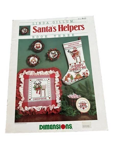 Dimensions Santa’s Helpers Book 3 Cross Stitch Linda Gollum - Picture 1 of 1