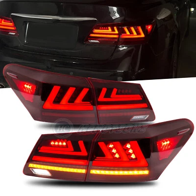LED Red Tail Lights for Lexus ES350 ES330 2006-2012 Start Up Animation Rear Lamp - Image 1 of 4