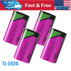 4 pcs TL-5920 for Tadiran TL-5920/S 3.6V C 8500mAh Battery (ER26500 /LS26500) - Picture 1 of 8