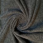 Black Polar Fleece Material Craft Dress Quilting Blanket Fabric 58" By Meter