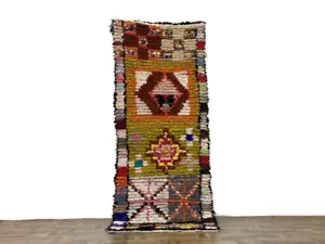 Bohemian Handmade Rug,Colorful Entryway Kilim Runner,Living Room Rug,2x7 ft - Picture 1 of 10