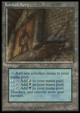 Magic the Gathering MTG Koskun Keep (114) Homelands   LP