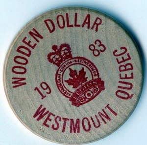 Wooden Dollar: R M R Association 1983 - Picture 1 of 2