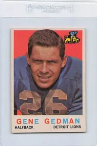 1959 Topps #35 Gene Gedman Lions NM *2268 - Picture 1 of 2