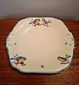 vintage barker bros sandwich plate , birds pictured, 10" x 9" see pics for condi - Picture 1 of 8