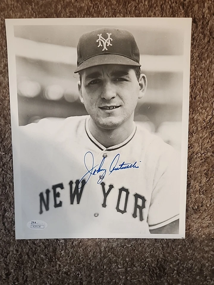 Johnny Antonelli New York Mets Signed Autographed 8X10 Photo JSA #2 - Image 1 of 1