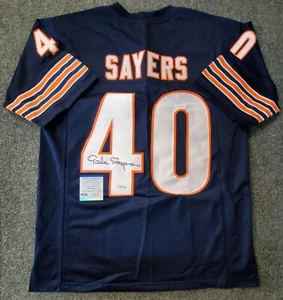 CHICAGO BEARS GALE SAYERS AUTOGRAPHED SIGNED JERSEY PSA COA - Picture 1 of 3