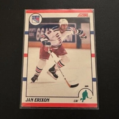 1990-91 Score Hockey Card Jan Erixon New York Rangers #272 - Image 1 of 2