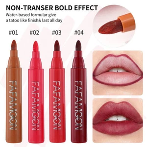 Cosmetics Beauty Lipliner Marker Lipstick Lip Dye Pen Hydrating Long Lasting - Picture 1 of 16