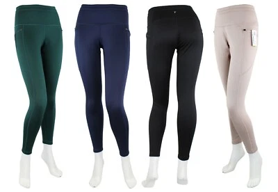 Old Navy Women's Leggings High-Waisted Built-In Warm Fleece-Lined Pants, Pockets - Image 1 of 4