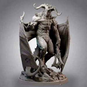 Kit Modelo Impresión 3D 1/18 100mm Guerrero Demonio Balrog Diablo Sin Pintar - Imagen 1 de 2