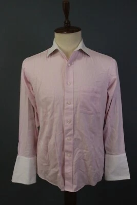Donald J.Trump Pink Solid Long Sleeve Button Shirt Size 32 / 33 - Image 1 of 4