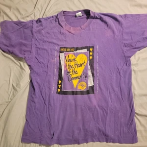 Camiseta retro vintage 1992 puntada única United Way EE. UU. púrpura XL - Imagen 1 de 10