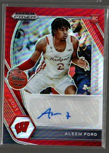 2021-22 Prizm Draft Picks Prizms Red #31 Aleem Ford Auto /199 - Photo 1 sur 1