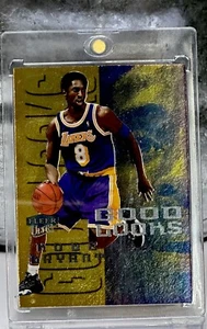 KOBE BRYANT CARD GOLD REFRACTOR HOLO FOIL SP INSERT RARE FLEER LAKERS JERSEY #8 - Picture 1 of 15