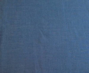 100% Linen Woven Fabric Yarn Dyed Light Indigo Blue Light to Medium Weight BTY - Picture 1 of 1