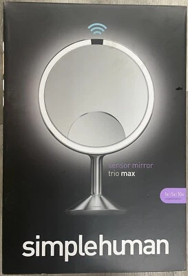 Espejo Sensor Simplehuman 10” Trio MAX Control Táctil Brillo (Nuevo) Foto 1 de 4
