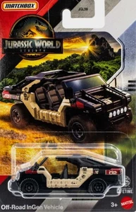 MATCHBOX JURASSIC WORLD REBIRTH BEIGE & BLACK OFF-ROAD InGEN VEHICLE 2025 FCS - Picture 1 of 1