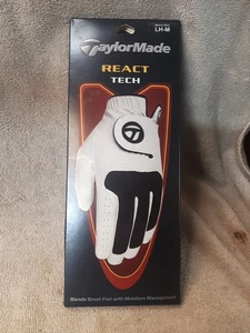 TaylorMade Herren Cad Linkshänder Golfhandschuh schwarz weiß React Tech 06 Größe Medium - Bild 1 von 2