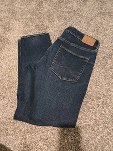 American Eagle Athletic Fit Dark Wash Jeans 34x32 - Picture 1 of 5