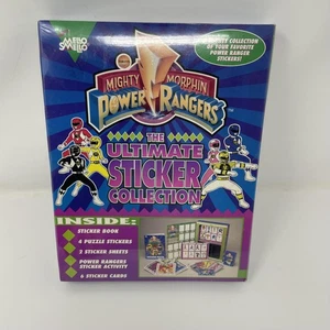 Vintage 1995 Mighty Morphin Power Rangers Ultimate Sticker Collection New Sealed - Picture 1 of 11
