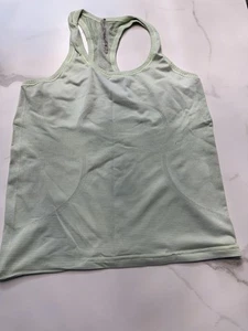 Lululemon Swiftly Racerback Tank sz 8 Light Greenish/Neon Green Race Length - Picture 1 of 5