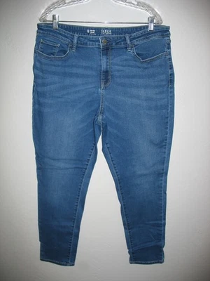 Ana Midrise Jegging Blue Jeans Sz 18 Skinny Medium Denim Womens Stretch - Image 1 of 4