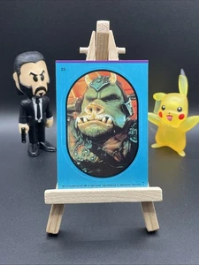 1983 TOPPS STAR WARS RETURN OF THE JEDI STICKER BLUE #22 - Bild 1 von 2