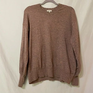 Suéter Ella Moss Mujer Maggie Marrón Cuello Redondo Mujer XL Jaspeado Otoño Informal - Imagen 1 de 10