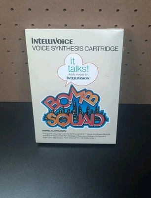 1982 VINTAGE INTELLVOICE  BOMB SQUAD GAME FOR INTELLIVISION NIB GREAT FOR COLLEC - Image 1 of 2