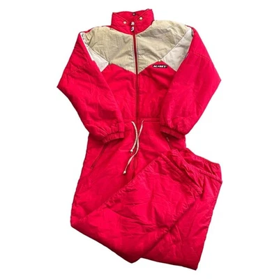 Vintage Mckees One Piece Ski Snowboard Suit Retro Colourblock 90s Womens Medium - Image 1 of 4