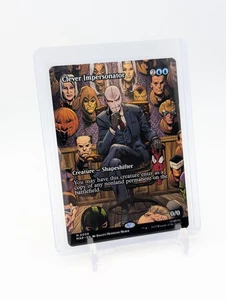 MTG - Clever Impersonator - Borderless Mythic #8 - Marvel Universe Eternal NM - Picture 1 of 2