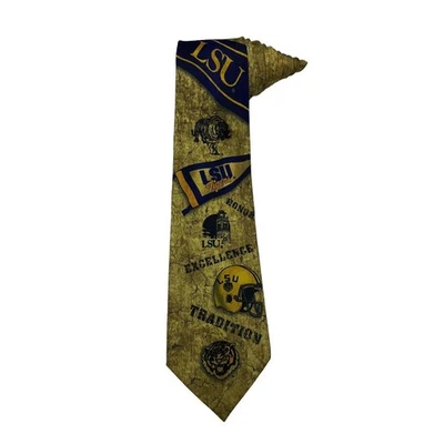 Eagle Wings LSU Louisiana State University Colgante Casco Corbata Tigre Foto 1 de 4