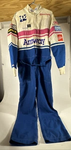 Vintage Indy 500 80s Dick Simon Amway Speedway Service Crew Coveralls - Picture 1 of 19