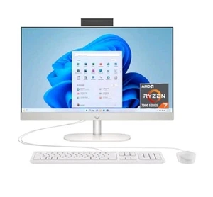 HP 24-inch All-in-One Desktop PC, FHD, AMD Ryzen 7, 16GB RAM, 512GB SSD, Windows - Picture 1 of 4