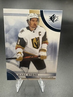 23/24 SP HOCKEY BASE BLUE PARALLEL #44 Mark Stone Vegas Golden Knights NHL - Image 1 of 2