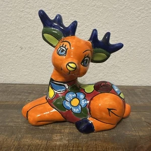 Cerámica Talavera Folkart RENO - Hecha a mano y pintada a mano en México - Imagen 1 de 19