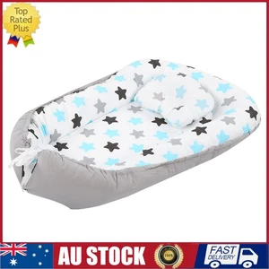 Portable Baby Lounger Nest Sleeper with Removable Cover 50x85cm - Picture 1 of 18