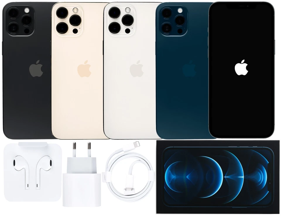 Apple iPhone 12 Pro Max 128GB 256GB 512GB ✓Alle Farben Wie Neu 100% Batt Mit OVP - Bild 1 von 1