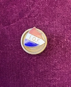Vintage IOF Sterling Emaille Anstecknadel unabhängiger Försterorden - Bild 1 von 3