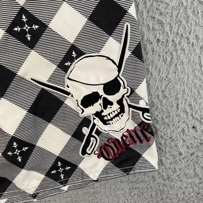 De colección Y2K O'Neill Board Shorts Para Hombres Grandes Cuadros Calavera Pirata Bañador Ropa de Playa Foto 1 de 4