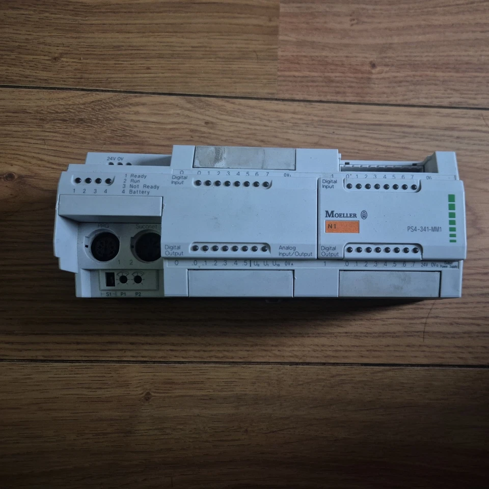 MOELLER PS4-341-MM1  CONTROLLER 16DI, 14DO, 2AI, 1AO 24Vdc - Image 1 of 2
